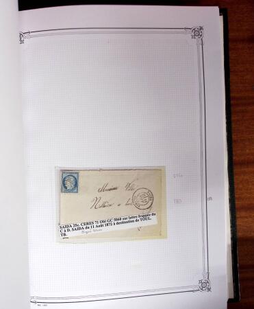 1837-1880, Solide collection de lettres classées par