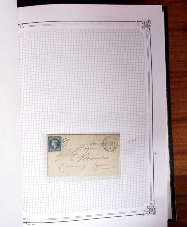 1837-1880, Solide collection de lettres classées par