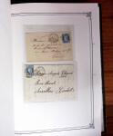 1837-1880, Solide collection de lettres classées par