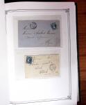 1837-1880, Solide collection de lettres classées par