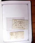 1837-1880, Solide collection de lettres classées par
