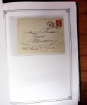 1837-1880, Solide collection de lettres classées par