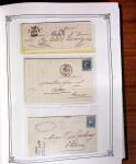 1837-1880, Solide collection de lettres classées par