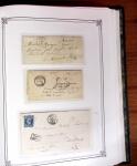 1837-1880, Solide collection de lettres classées par