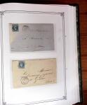 1837-1880, Solide collection de lettres classées par