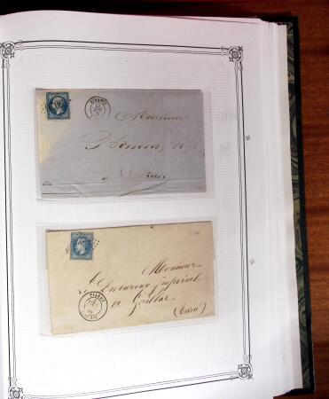 1837-1880, Solide collection de lettres classées par