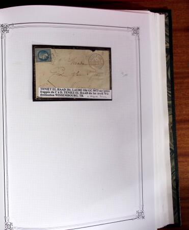 1837-1880, Solide collection de lettres classées par