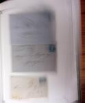 1837-1880, Solide collection de lettres classées par