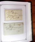 1837-1880, Solide collection de lettres classées par