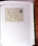 1837-1880, Solide collection de lettres classées par
