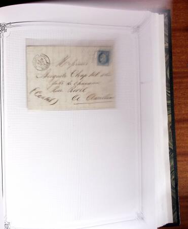 1837-1880, Solide collection de lettres classées par