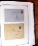 1837-1880, Solide collection de lettres classées par