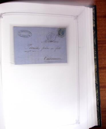 1837-1880, Solide collection de lettres classées par