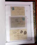 1837-1880, Solide collection de lettres classées par