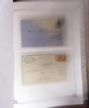 1837-1880, Solide collection de lettres classées par