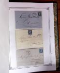 1837-1880, Solide collection de lettres classées par