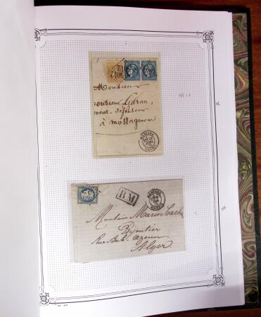 1837-1880, Solide collection de lettres classées par