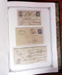 1837-1880, Solide collection de lettres classées par