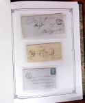 1837-1880, Solide collection de lettres classées par