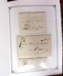 1837-1880, Solide collection de lettres classées par