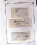 1837-1880, Solide collection de lettres classées par