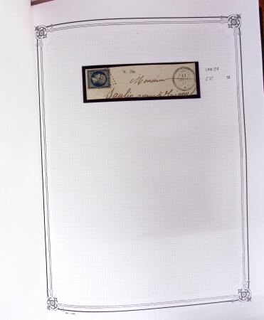 1837-1880, Solide collection de lettres classées par