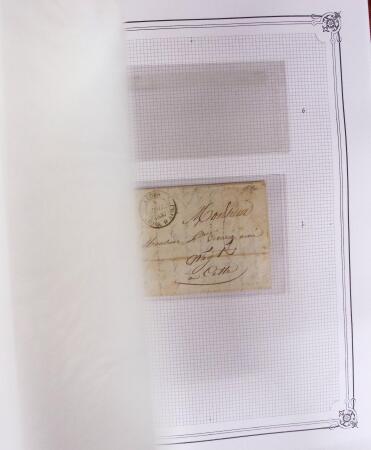 1837-1880, Solide collection de lettres classées par