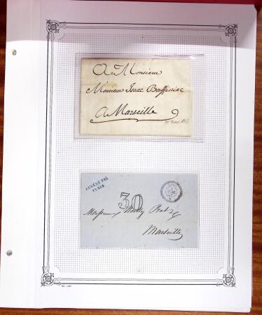 1753-1876, Jolie collection d'obl. sur détachés et