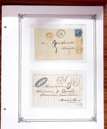 1753-1876, Jolie collection d'obl. sur détachés et