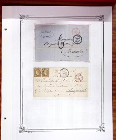 1753-1876, Jolie collection d'obl. sur détachés et