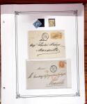 1753-1876, Jolie collection d'obl. sur détachés et
