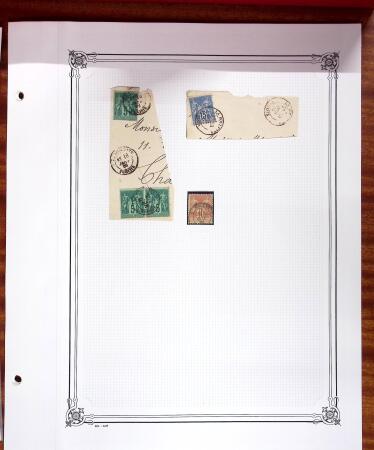 1753-1876, Jolie collection d'obl. sur détachés et