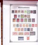 Petite collection sur grandes pages d'album, comprenant