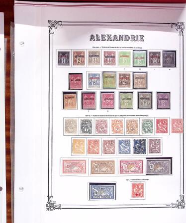 Petite collection sur grandes pages d'album, comprenant