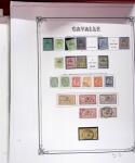 Petite collection sur grandes pages d'album, comprenant