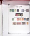 Petite collection sur grandes pages d'album, comprenant