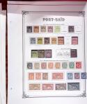 Petite collection sur grandes pages d'album, comprenant