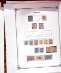 Petite collection sur grandes pages d'album, comprenant