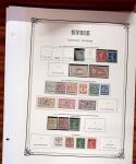 Collection sur grandes pages d'album Yvert, comprenant