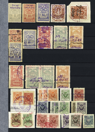 1918-1945, Fantastic POLAND collection of LOCAL issues
