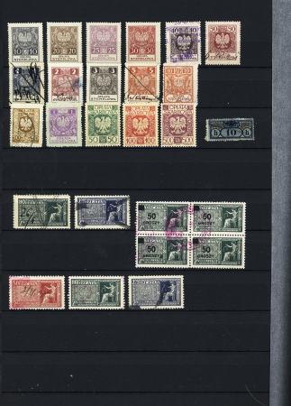 1918-1945, Fantastic POLAND collection of LOCAL issues