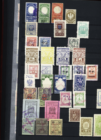 1918-1945, Fantastic POLAND collection of LOCAL issues