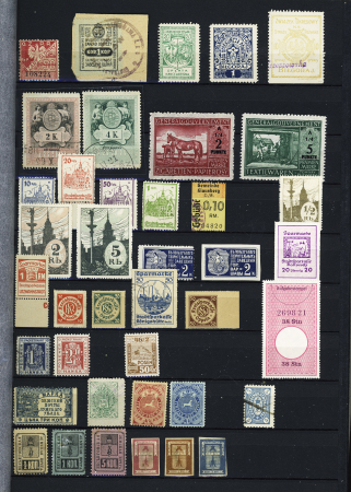 1918-1945, Fantastic POLAND collection of LOCAL issues
