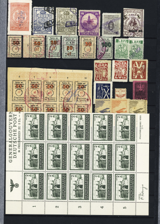 1918-1945, Fantastic POLAND collection of LOCAL issues