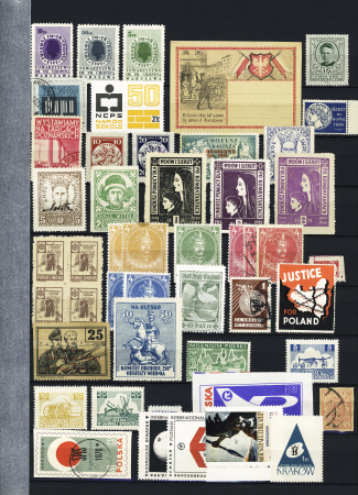 1918-1945, Fantastic POLAND collection of LOCAL issues