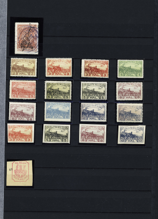 1918-1945, Fantastic POLAND collection of LOCAL issues