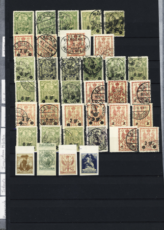 1918-1945, Fantastic POLAND collection of LOCAL issues
