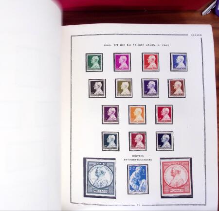 1885-1991, Collection de Monaco en un album, neuf à
