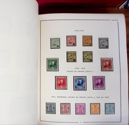 1885-1991, Collection de Monaco en un album, neuf à