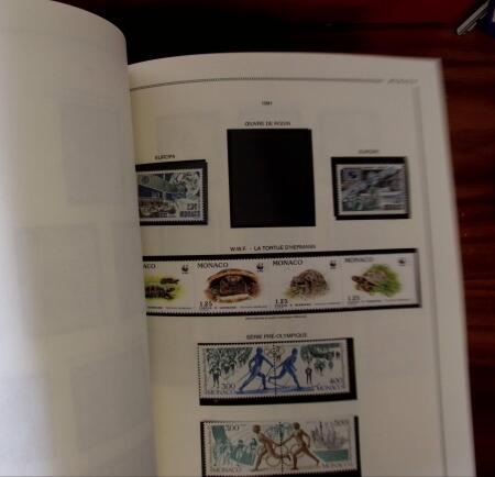 1885-1991, Collection de Monaco en un album, neuf à